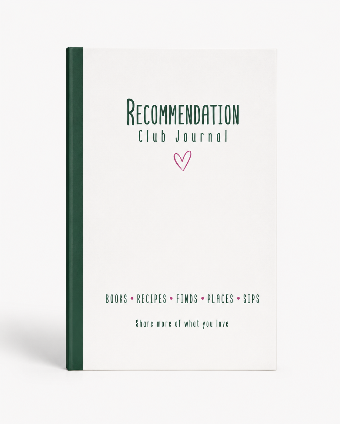 Recommendation Club Journal (Green) image 1