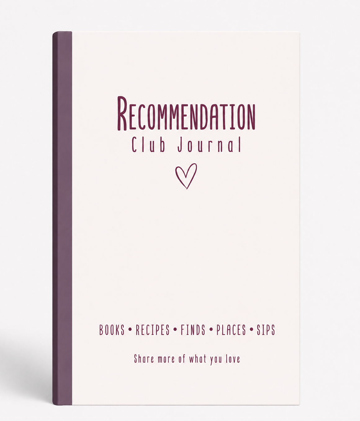 Recommendation Club Journal (Plum) image 1