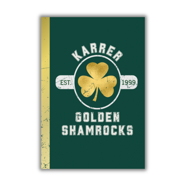 Karrer Middle School Notebook: Golden Shamrocks