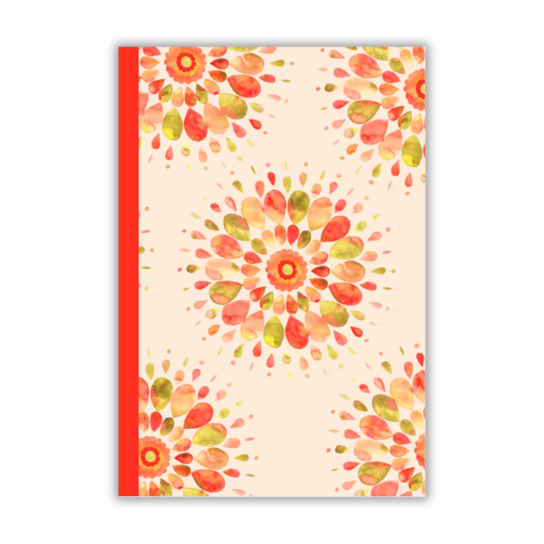 Notebook: Flower Burst