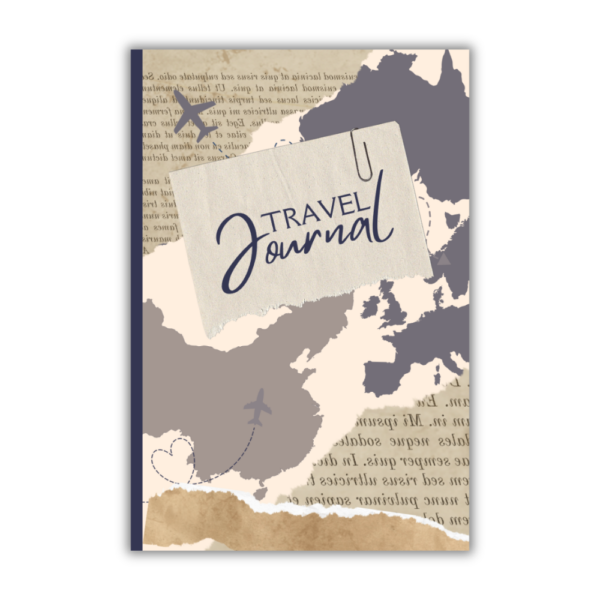 Travel Journal: Collage (Navy)