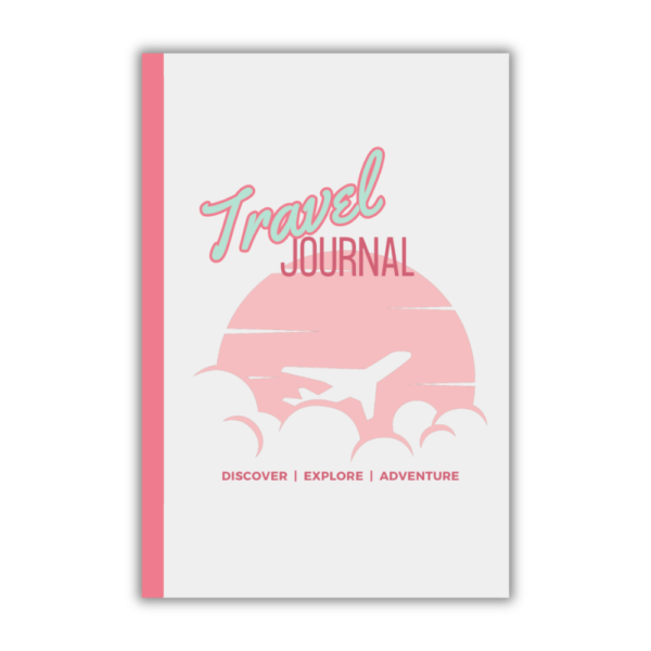 Travel Journal: Plane (Pink)