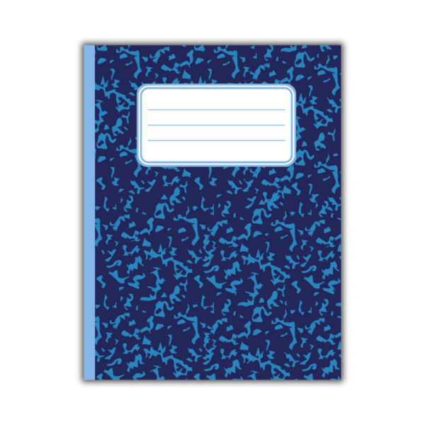 Composition Notebook: Blue