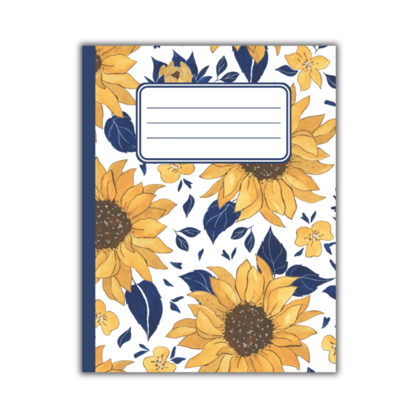 Composition Notebook: Sunflowers